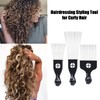 3 Pcs Afro Comb for Curly Hair,Pick Combs Set,Professional 3