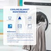 Auemtyn Cooling Blankets for Hot Sleepers, 50"x70" Summer Blanket with