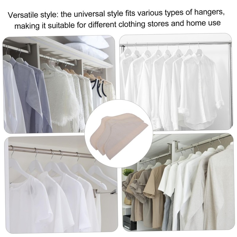 FUNOMOCYA Clothing Store Hanger Covers 3pcs Nonslip Wardrobe Covers for