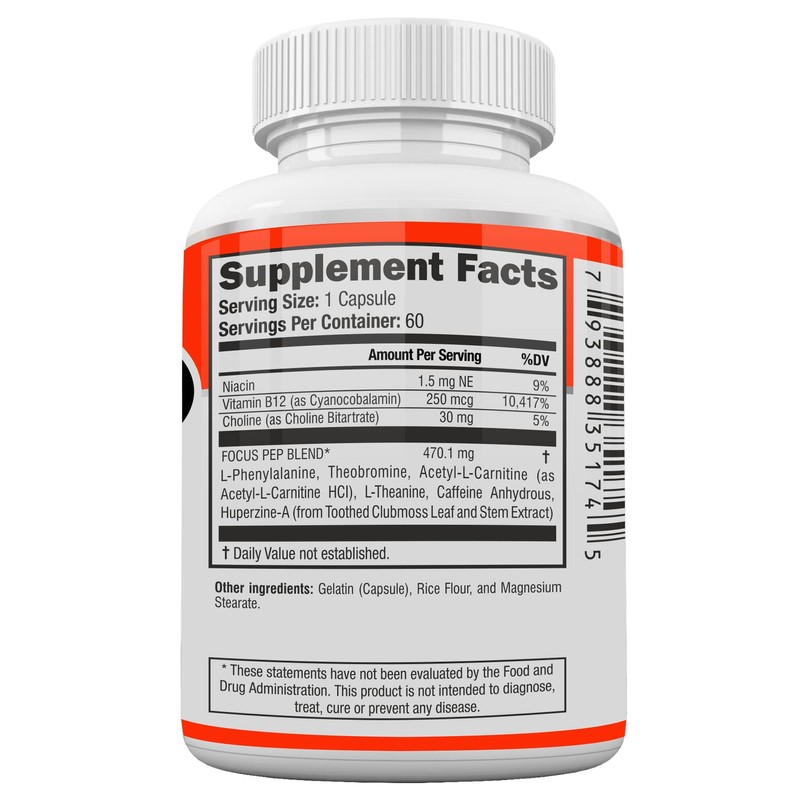 Focus Pep 2 Pack- Over the Counter Stimulants to Speed