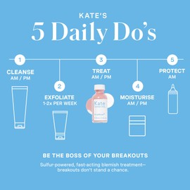 Kate Somerville EradiKate Blemish Treatment – Clinically Formulated BHA Spot Treatment – Clears Pimples, Cleans Pores and Prevents Breakouts, 30 mL