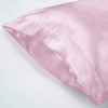 Bedding 4 Homes 2 Pieces Satin Pillowcases with Sleep Mask