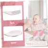 ABOOFAN 1Set Training Spoon and Fork Set Tableware for Handle