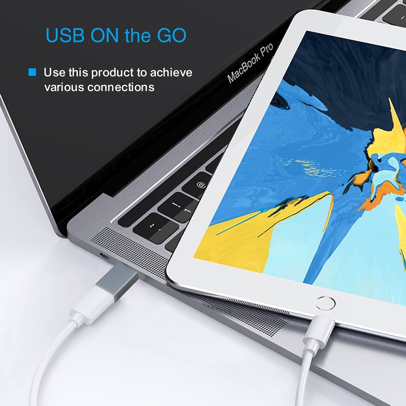 Helos Adapter OTG USB 3.1 A Female/Type-C™ Male Premium Dark