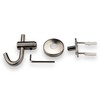 So-Tech Evita Coat Hooks Real Stainless Steel 90 x 50