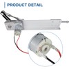 JQDML Reciprocating Cycle Linear Actuator, DC 24V Stroke 1.18"-6" Gear
