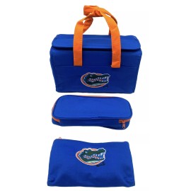 Jenkins Florida Gators Embroidered 3 Piece Travel Organizer Bag Set-New