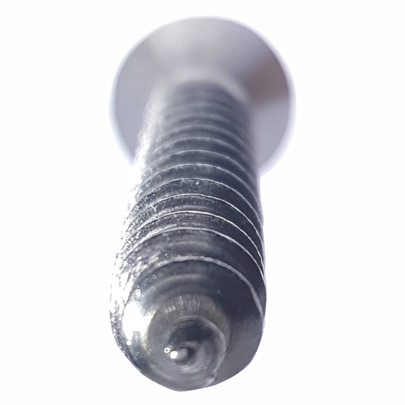 #8 x 1-1/2" Flat Head Sheet Metal Screws, Square Drive,
