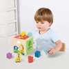 Tooky Toy TH442 Wooden Animal Shape Sorter