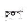 Adjustable Combination Square, 300mm Multifunctional Combination Angles Ruler for Carpenter