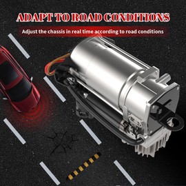 YXPCARS Air Suspension Compressor for Air Ride Pump for Maybach 57 62 2003 2004 2005 2006 2007 2008 2009 2010 2011 2012 Sedan RWD Parts# 2203200104 A2113200304