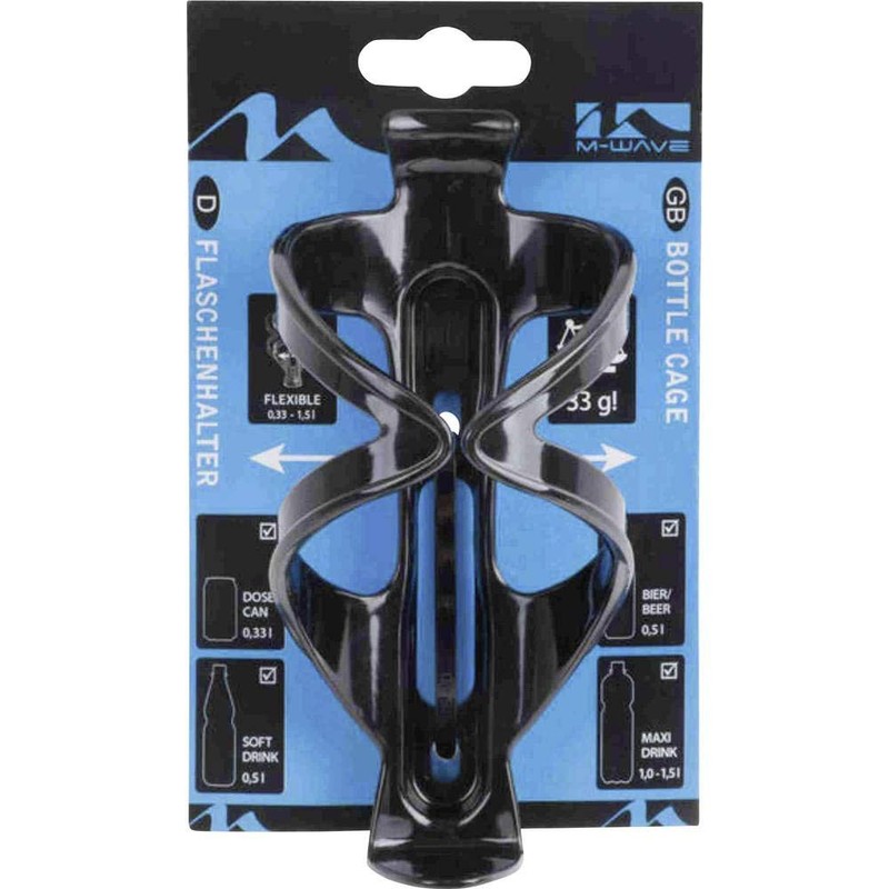 M Wave Unisex Adult BC 32 Flex Bottle Cage, Plastic,