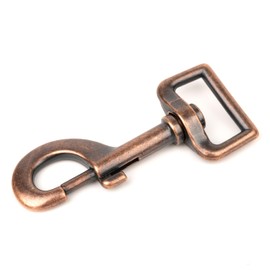 Country Brook Design - Antique Copper Swivel Snap Hooks (1 Inch, 10 Pack)