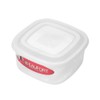 Beaufort 0.6 LTR Square Food Container with Lid, Clear