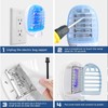 Bug Zapper Indoor,Fly Traps,Flying Insects,Electronic Insect Killer Fly Insect Trap