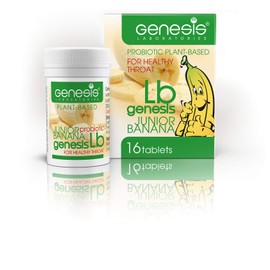 Genesis LB Junior - Probiotic with Banana and Xylitol (16 Tablets)