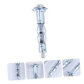 LIFKOME 20 Pcs Heavy Duty Cavity Anchor Bolts for Plasterboard Hollow Wall Plug Fixing Screws for Drywall and Installation Secure and Removable for Wall Hangings