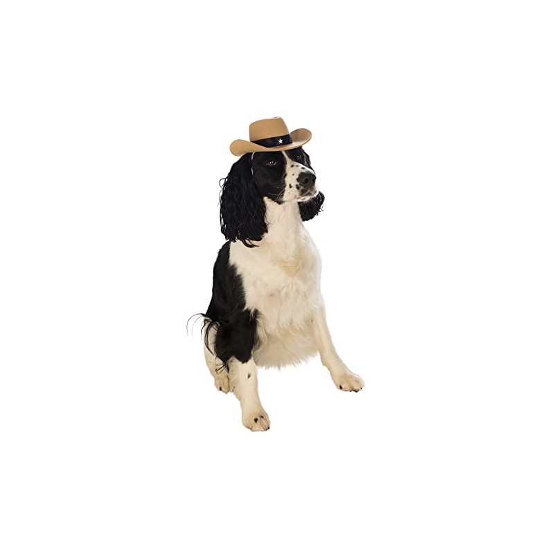 Rubies Cowboy Pet Hat for Dogs or Cats, M/L