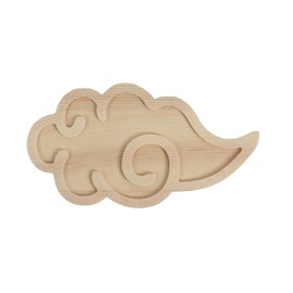 Shizuka-JP Shinto Shelf, Carved Letters, Horizontal Carved, "Cloud Shaped" Cut Letters, 0.4 inches (1 cm), Temple Sacred Treasures (Double Sided Tape)
