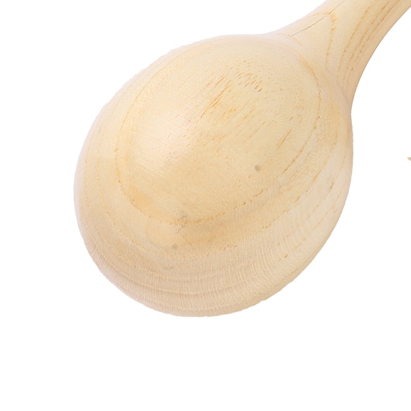2Pcs Sand Hammer Early Education Instrument Wooden Toddler Percussion Musical