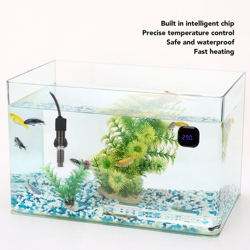 Fish Tank Heater 26℃ Automatic Constant Temperature Quartz Glass Small