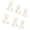 100pcs Dog Shape Paper Clips Improved Slip Resistance Rust Proof