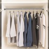 Wardlock 31cm-52cm Extendable Stainless Steel Wardrobe Rail, Adjustable Clothes Rail