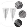 CAXUSD 2pcs Rain Gauge Outdoor Measuring Cup for Weather Monitoring