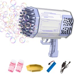 69 Holes Automatic Bubble Maker Kids Outdoor Electric Bubble Machine Toys for Boys Girls Birthday Gift