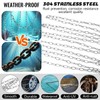 50 ft 1/12" Jack Chain for Hanging Stainless Steel Metal