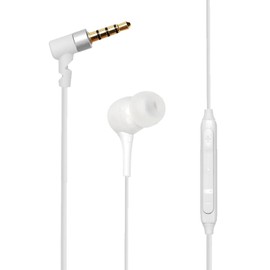 YAJOJO Single Ear Radio Earphones, Enclosed, In-Ear Type, 0.14 inch (3.5 mm) Jack with Microphone, For Both Left and Right Ears, Compatible with Android Smartphones, Radios, Walkie Talkies, MP3