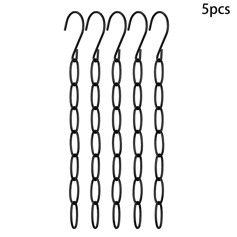 Metal Space Saving Hanger Organizer Chain for Closets