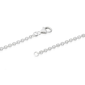 NKlaus Anchor Chain 925 Sterling Silver Round Solid Necklace 2.80 mm Wide, Sterling Silver