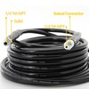 Sewer Jetter Kit for Pressure Washer 50FT, 5800PSI Drain Cleaner