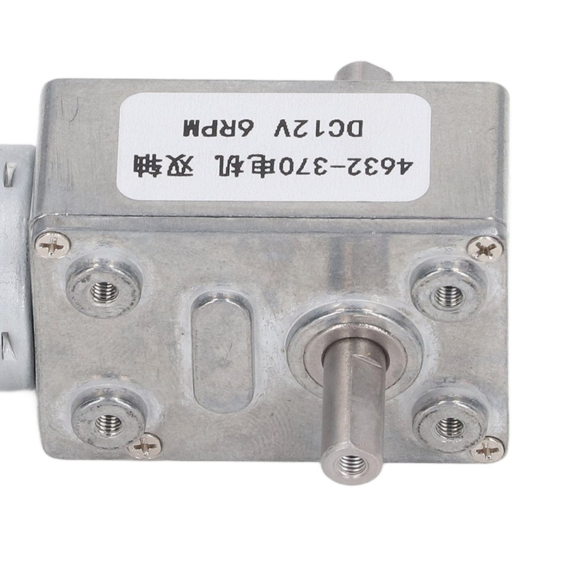 Turbo Worm Geared Motor 2 Shaft High Torsion Micro Gearbox