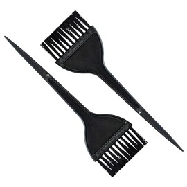 2-Pack Hair Dye Brushes - Reusable Applicator Brushes for Hair Stylists, Salon Use, and Home DIY Dyeing for Men and Women (2 Pack)