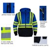 FONIRRA High Visibility Hoodie for Men Reflective ANSI Class 3