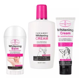 Universo en Linea Set Crema Blanqueadora-desodorante-crema Aclarante Aichun F