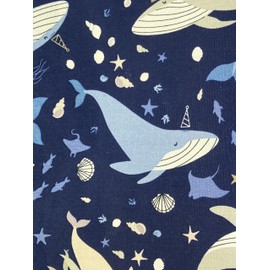 Kids Cotton Wash Bag - Happy Sea Creatures