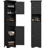 ChooChoo 67" Tall Bathroom Storage Cabinet, Narrow Bathroom Cabinet with
