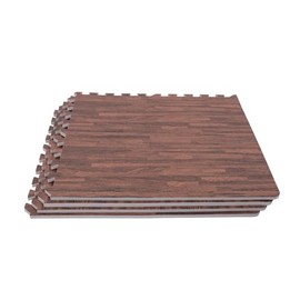 Altera Deck - Piso para Gimnasio EVA Foam (4 Piezas) Tapete Antigolpes Grosor 1cm | Piso Tipo Rompecabezas 120x120cm | Ideal para Ejercicio, Yoga, Pes