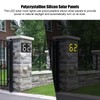 Solar LED House Number Light Garden Solar Powered Address Sign