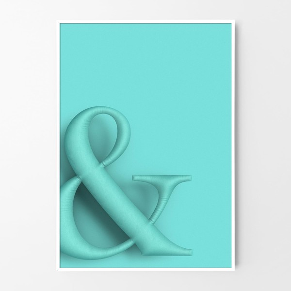 Tiffany Blue Art Panel, Luxury Tiffany Interior Poster, Pop, Pop, Cafe, Miscellaneous Goods, Cool Wall Art, Wall Art, Decoration, Living Room, Restaurant, Gift, Present (Postcard Size, A)
