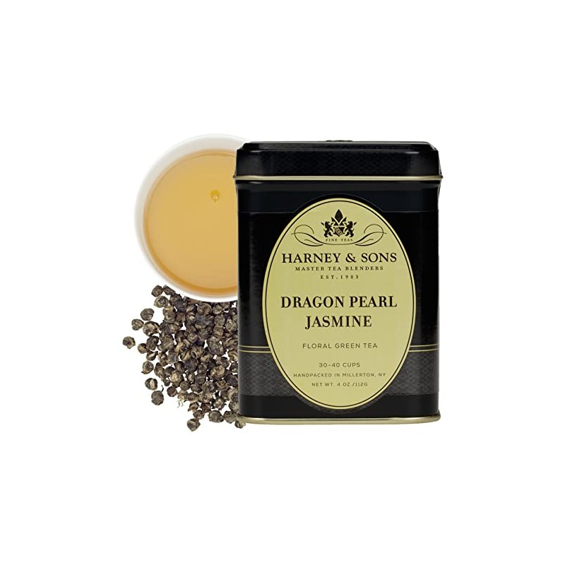 Dragon Pearl, Jasmine Tea, 4 oz (112 g), Harney &