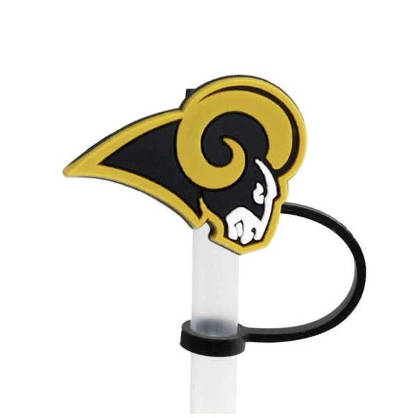 Los Angeles Rams Silicone Spill Proof Straws topper Plug
