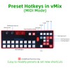 VIKINYEE Video Switcher Controller, 8-Channel Live Streaming Console with T-Bar