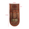 TOURBON Canvas Tool Pouch Belt Tape Measure Plier Wrench Holder