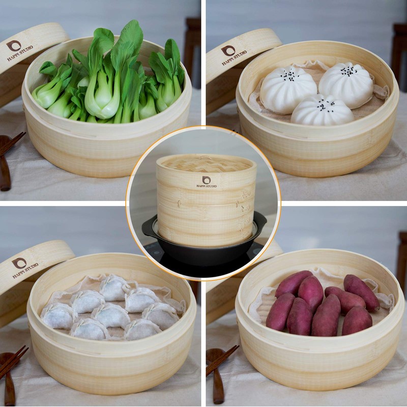 HAPPi STUDIO Steamer Ring Stainless Steel Adapter for 8 to