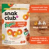Snak Club Tajin Peach Rings, Sweet and Spicy Gummy Snacks,