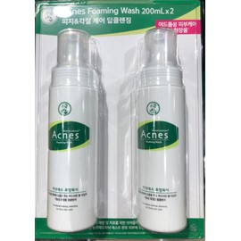 Mentholatum Acnes Foaming Wash 200ml / 멘소래담 아크네스 포밍워시 200ml X 2입-트레이더스